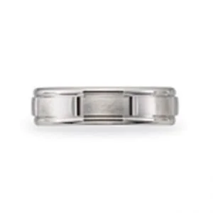 14 KARAT WHITE GOLD GENTS BAND - 2792G