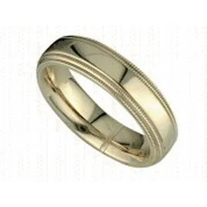 14 KARAT YELLOW GOLD GENTS BAND - 2286G