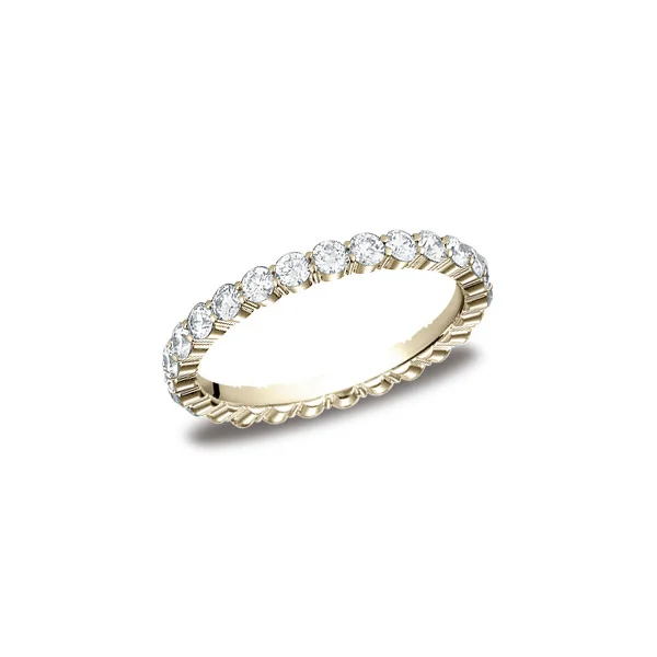 Diamonds Yellow Gold 2.5mm Diamond Band